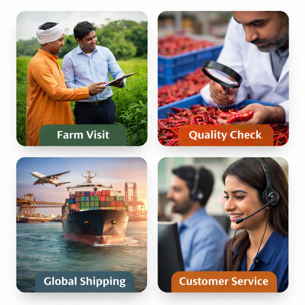 Farmers in Indian fields